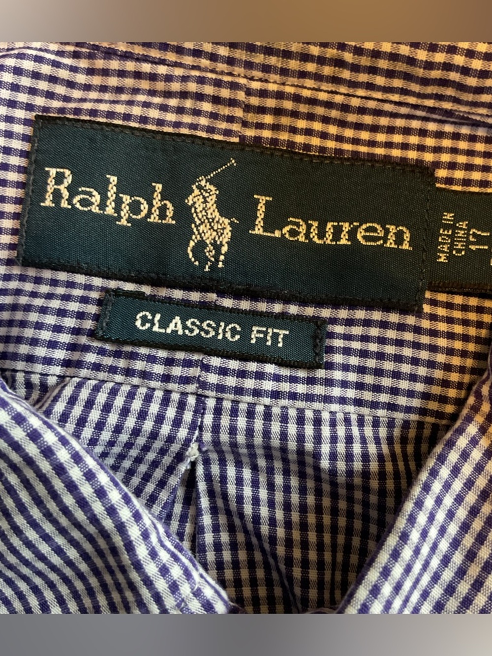 Ralph Lauren Classic Fit Micro Check Button-Down Shirt - Picture 7 of 13